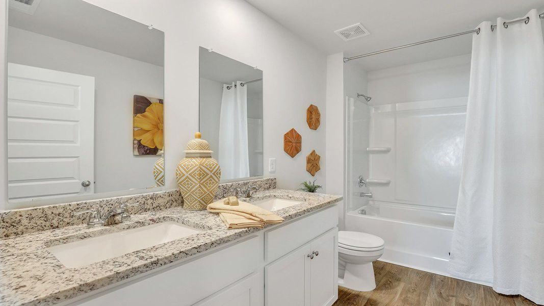 Furnished interior view inside a new home in The Retreat at East Argent, Ridgeland (Image 11).