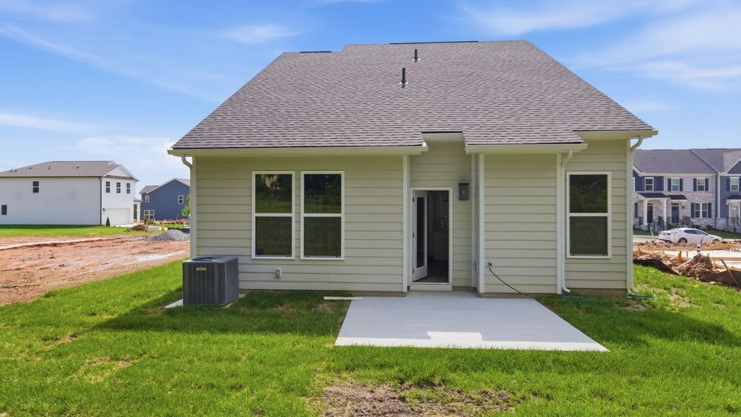 Rear exterior with porch