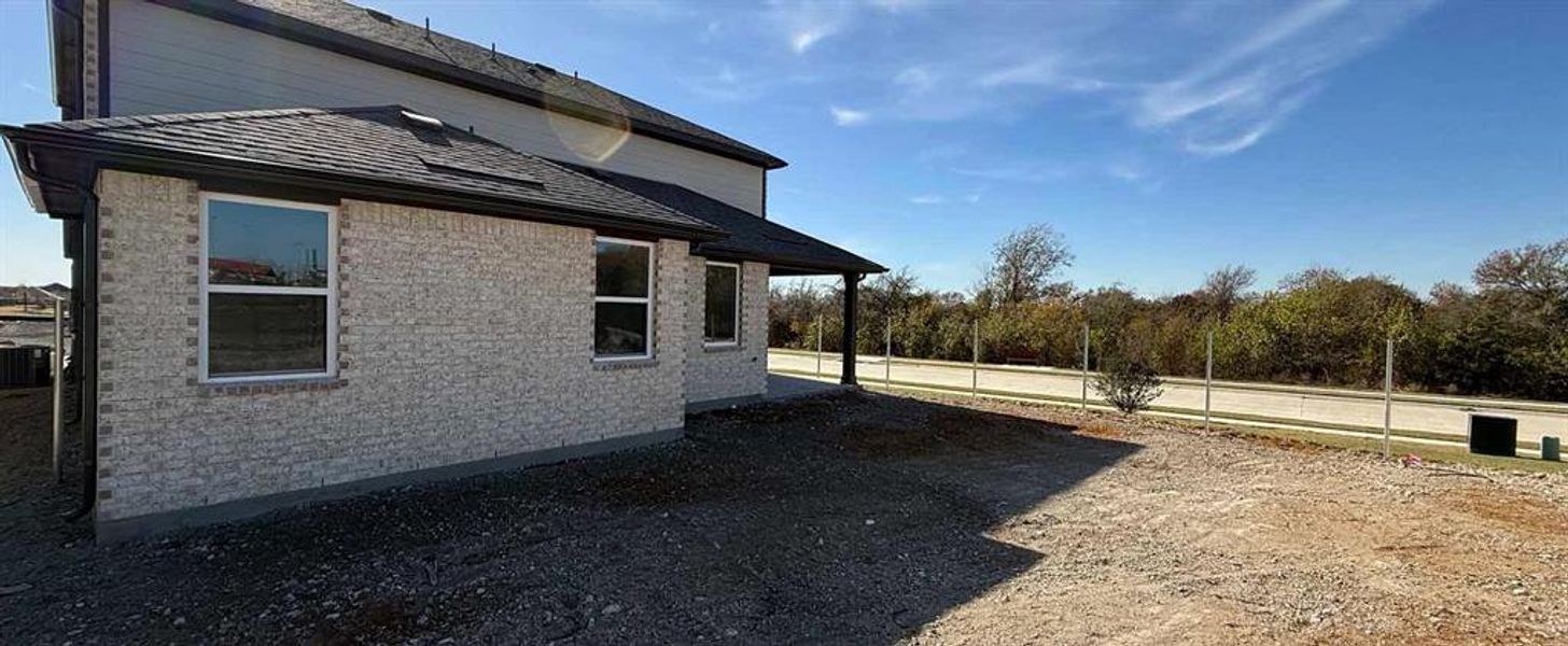 Rear Exterior Design Construction Progress