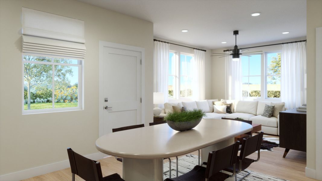 Representative furnished interior of a home built from the 2404 by Risewell Homes in Harvest Crossing, Aurora (Image 9). Representative furnished interior of a home built from the 2404 by Risewell Homes in Harvest Crossing, Aurora (Image 9).
