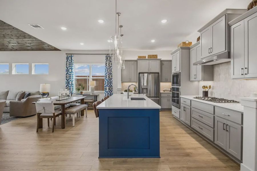 Representative furnished interior of a home built from the Dayton 50' by Chesmar Homes in Las Lomas, Forney (Image 6).
