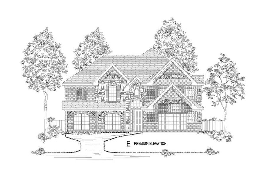 Representative rendering of the exterior for the Bellacrest FSW (w/Media) by First Texas Homes (Image 9). Representative rendering of the exterior for the Bellacrest FSW (w/Media) by First Texas Homes (Image 9).