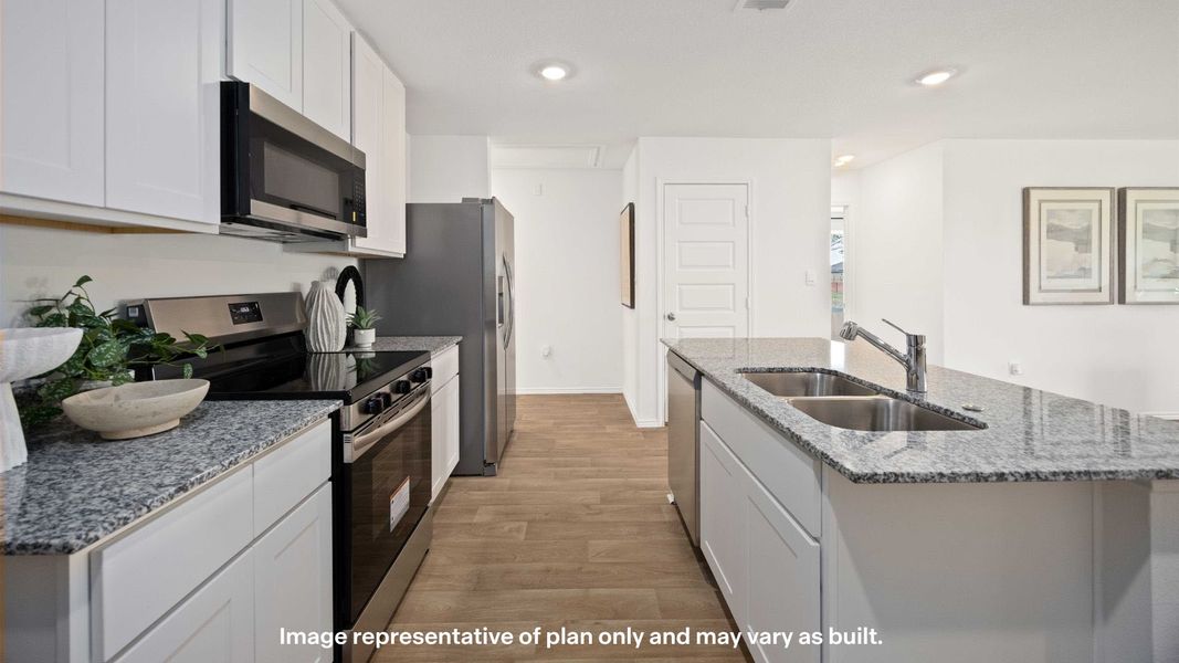 Furnished interior view inside a new home in Deer Meadows, Odessa (Image 5).