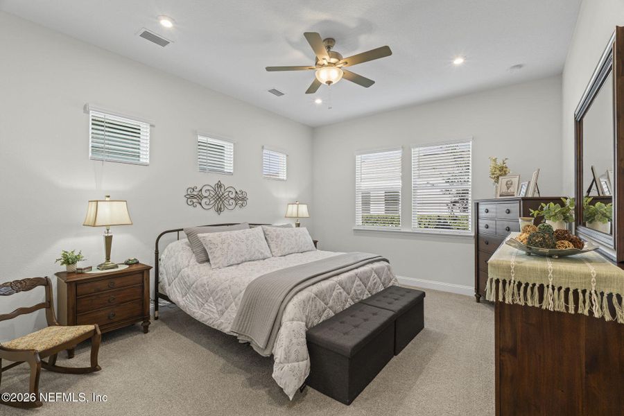 Furnished interior view inside a new home in RiverTown - WaterSong, St. Johns (Image 12).