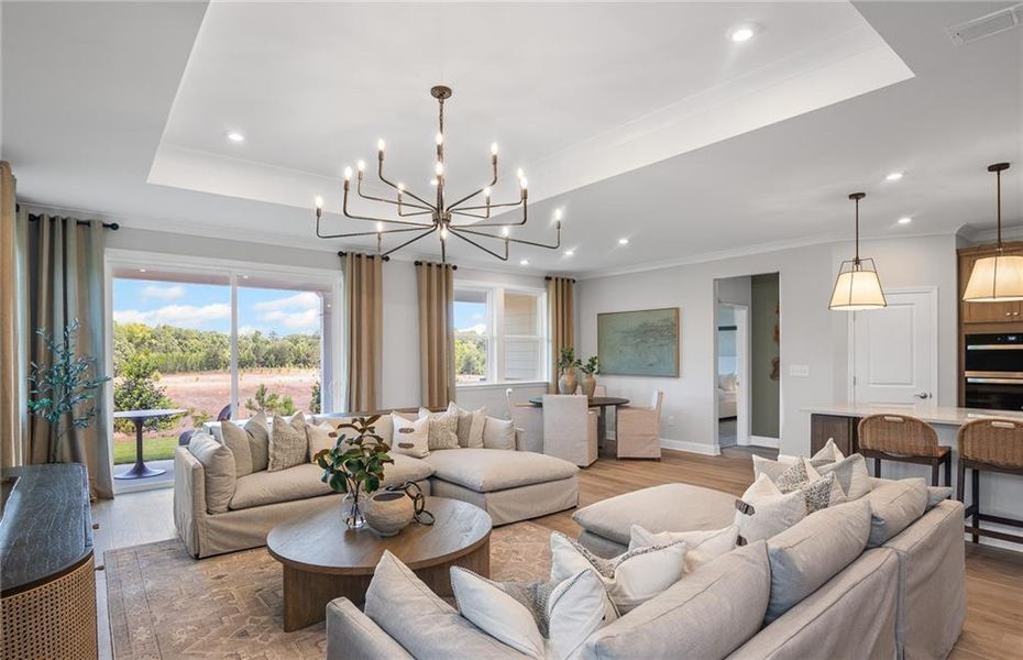 Furnished interior view inside a new home in Overland, Locust Grove (Image 7).