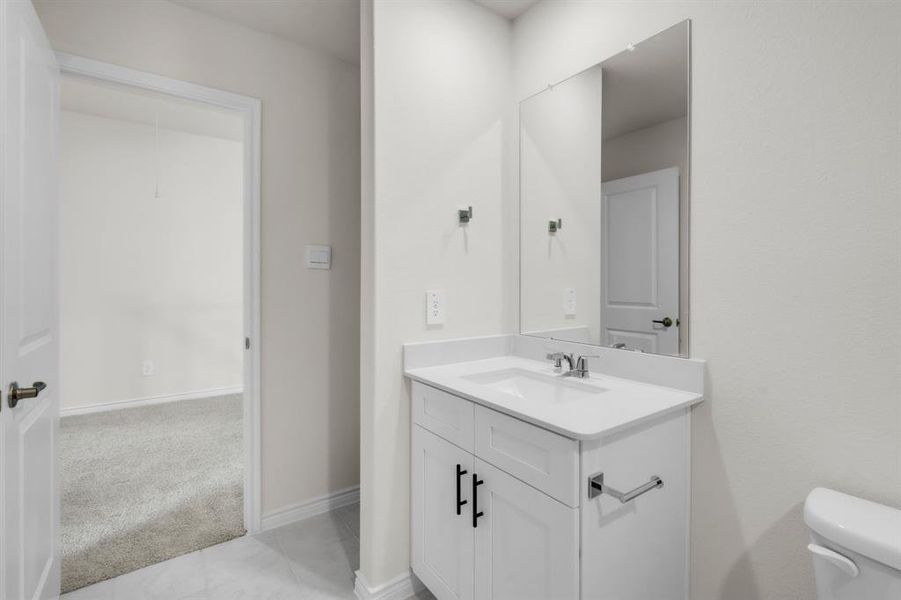 Furnished interior view inside a new home in The Landing at Hidden Lakes, McKinney (Image 15).