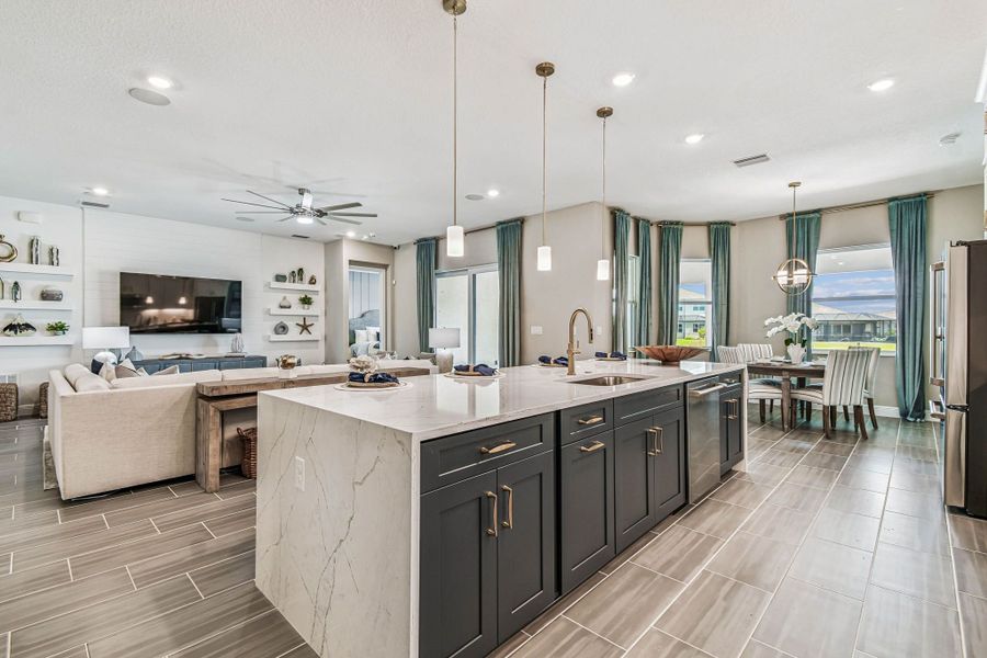 Furnished interior view inside a new home in River Preserve Estates, Parrish (Image 63).