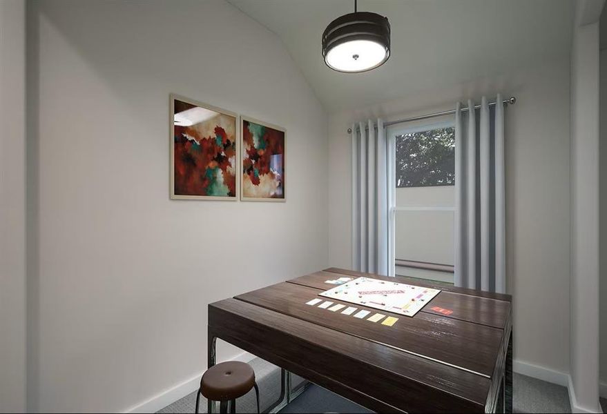 Furnished interior view inside a new home in Union Park, Little Elm (Image 17).
