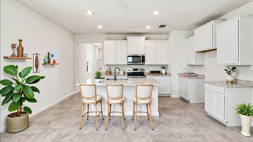 Furnished interior view inside a new home in Ocala Preserve, Ocala (Image 5).