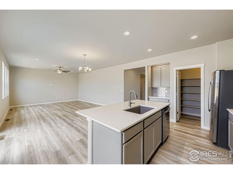 Furnished interior view inside a new home in Lochbuie Station – Jewel Collection, Lochbuie (Image 10).