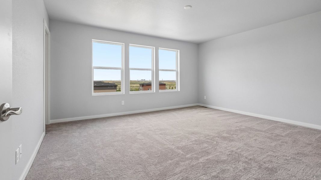 Furnished interior view inside a new home in Windler Townhomes, Aurora (Image 29).