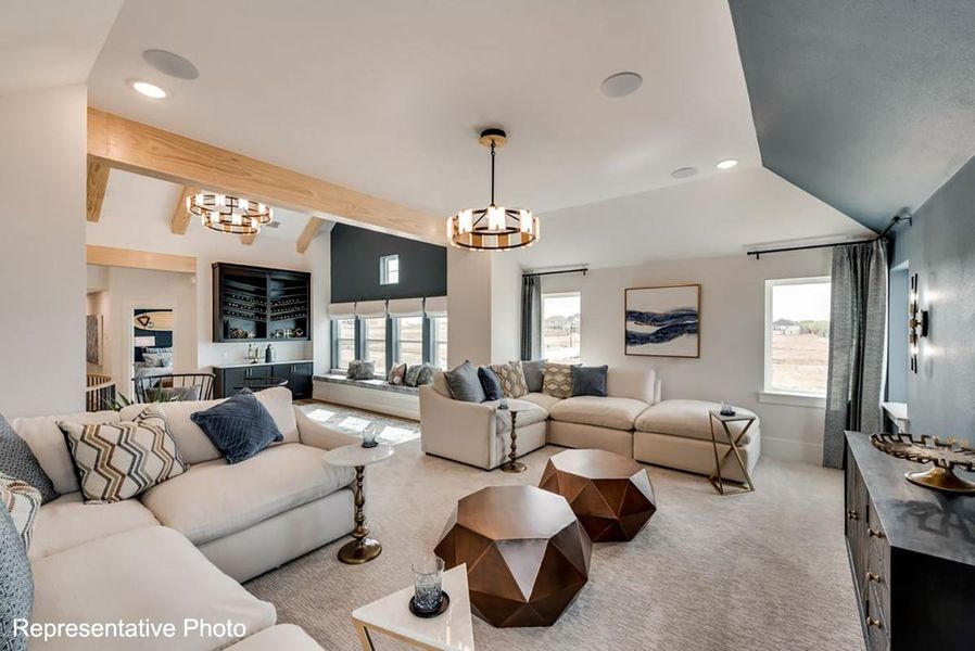 Furnished interior view inside a new home in Grand Estates of Anna, Anna (Image 11).