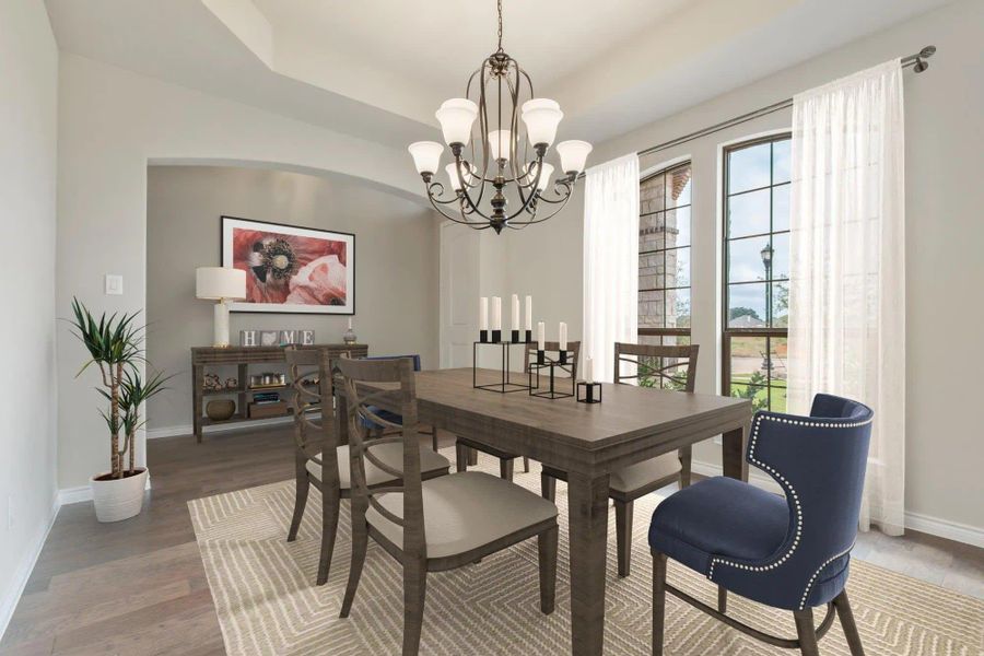 Dining Room | Concept 2671 at Mockingbird Hills in Joshua, TX by Landsea Homes