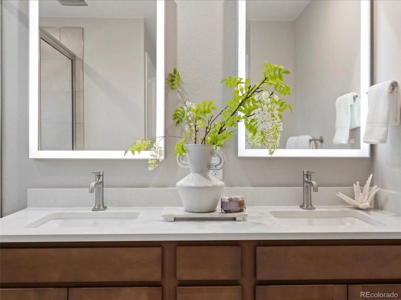 Close-up of interior finishes inside a home in The Commons at Victory Ridge, Colorado Springs (Image 8).
