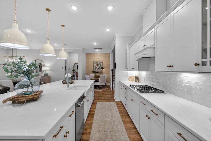 Furnished interior view inside a new home in K. Hovnanian's® Four Seasons at Lakes of Cane Bay, Summerville (Image 16).