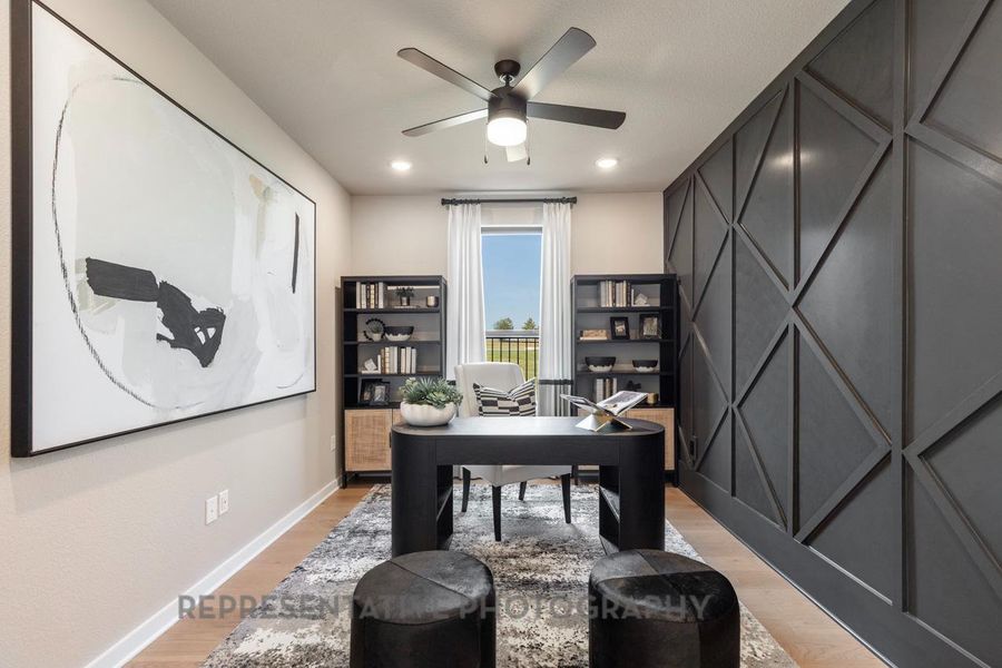 Furnished interior view inside a new home in Easton Park, Austin (Image 25).