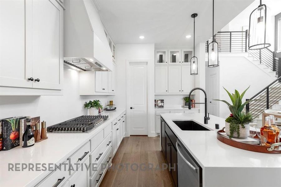 Furnished interior view inside a new home in Aster Park: 50ft. lots, McKinney (Image 7).