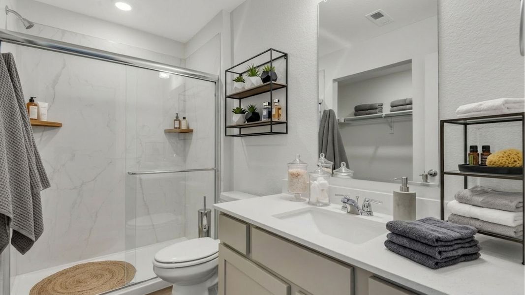 Furnished interior view inside a new home in Ellston Park, Colorado Springs (Image 9). Furnished interior view inside a new home in Ellston Park, Colorado Springs (Image 9).