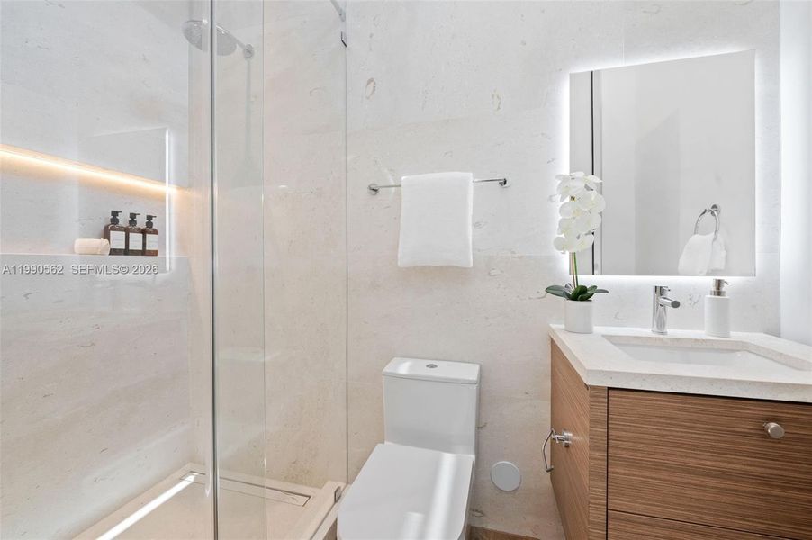 Furnished interior view inside a new home in , Coral Gables (Image 5).