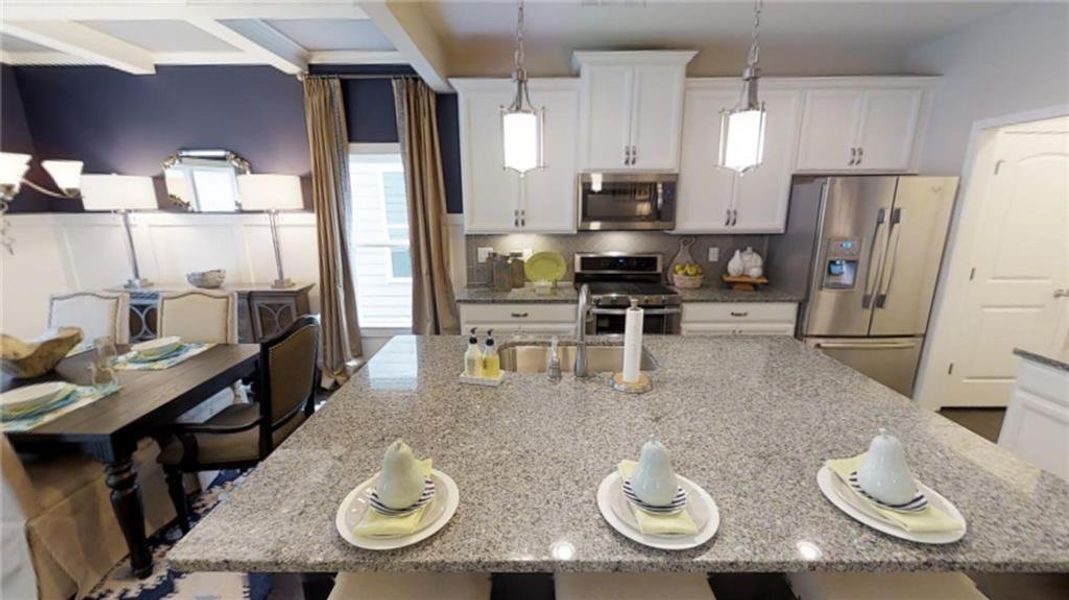 Furnished interior view inside a new home in , Gainesville (Image 4).