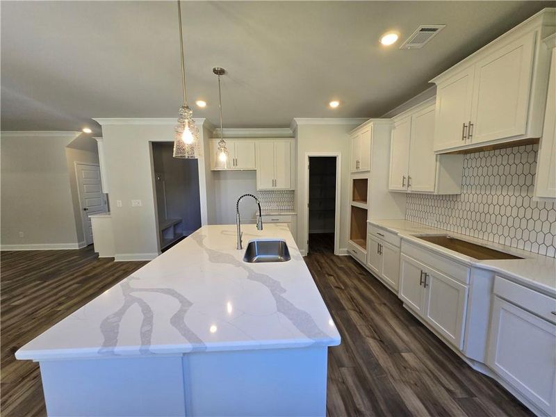 Furnished interior view inside a new home in Enclave at Logan Point, Loganville (Image 6). Furnished interior view inside a new home in Enclave at Logan Point, Loganville (Image 6).