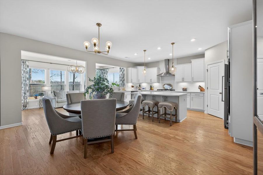 Furnished interior view inside a new home in Reunion, Flowery Branch (Image 18).