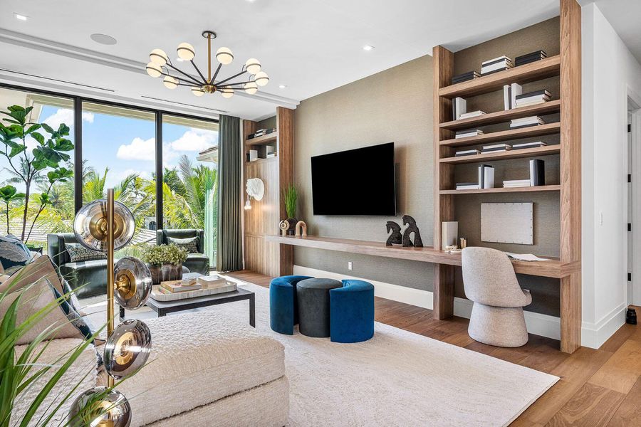 Furnished interior view inside a new home in , Boca Raton (Image 38).