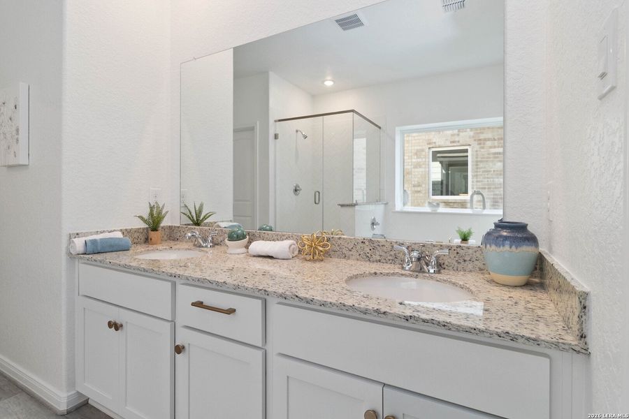 Furnished interior view inside a new home in Hickory Ridge, Elmendorf (Image 20). Furnished interior view inside a new home in Hickory Ridge, Elmendorf (Image 20).
