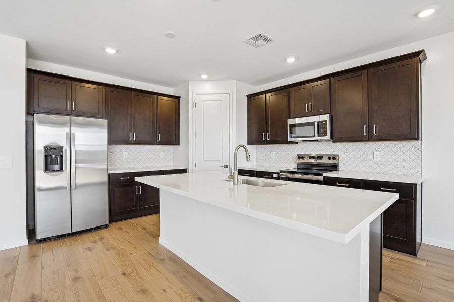 Kitchen with Roosevelt Finishes