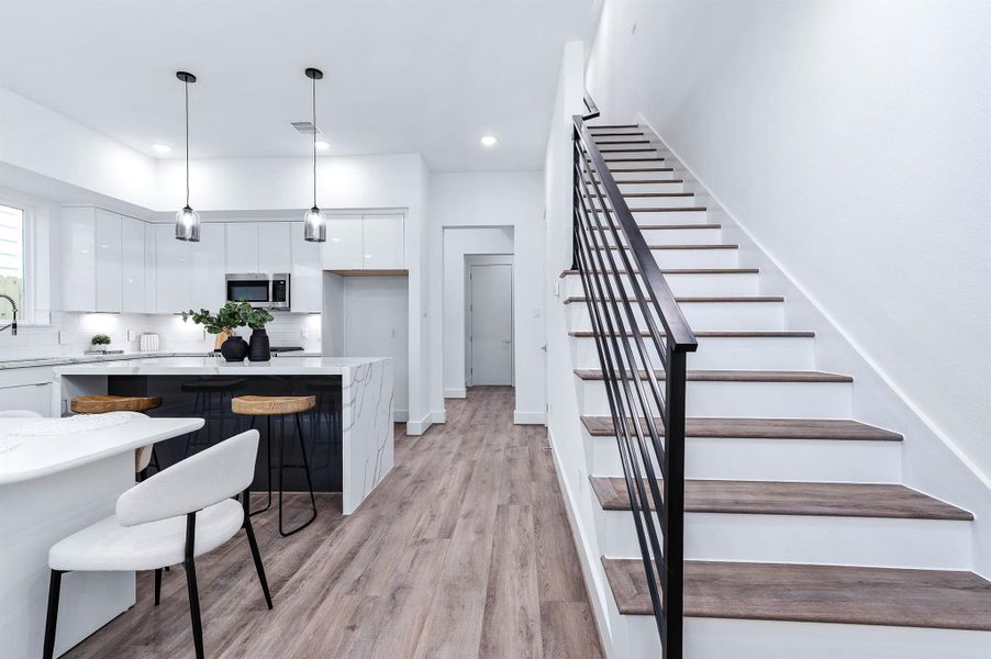 Furnished interior view inside a new home in , Houston (Image 11).