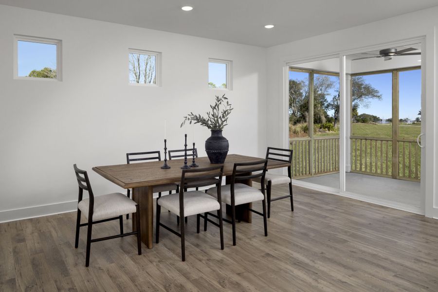 Representative furnished interior of a home built from the Allegheny by Mattamy Homes in Riverfall, Angier (Image 8).