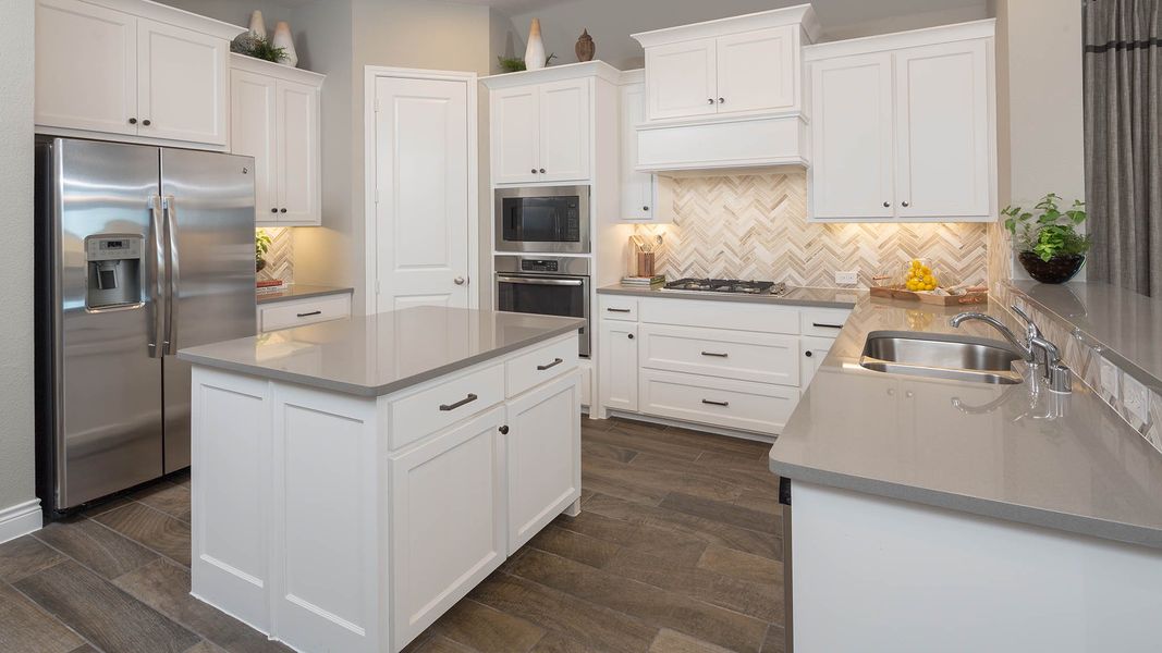 Furnished interior view inside a new home in Lariat 45', Liberty Hill (Image 15).