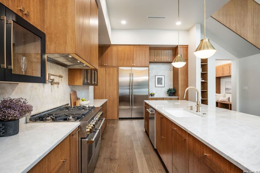 Furnished interior view inside a new home in , San Antonio (Image 54).