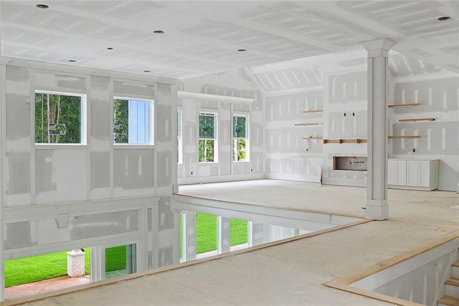 In-progress construction of a new home in , Dacula, GA (Image 28).