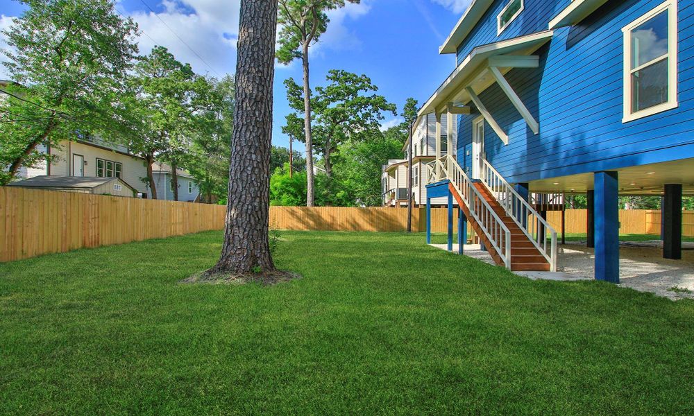 Exterior details and patio area of a home in , Cypress (Image 22). Exterior details and patio area of a home in , Cypress (Image 22).