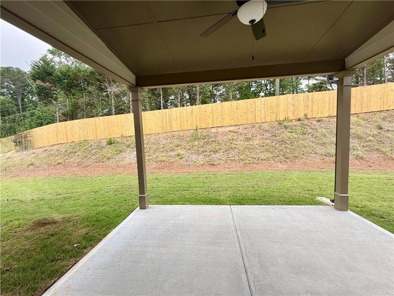 Exterior details and patio area of a home in , Hoschton (Image 25).
