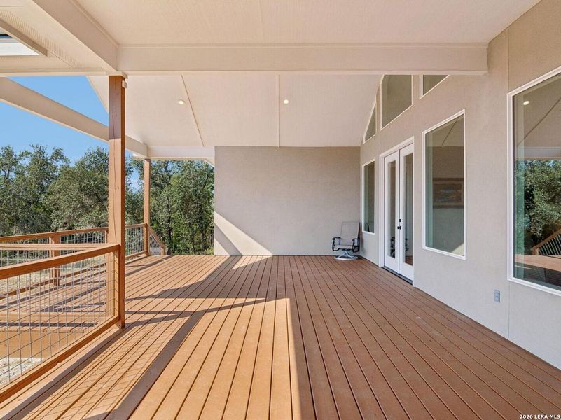 Exterior details and patio area of a home in , Spring Branch (Image 25).