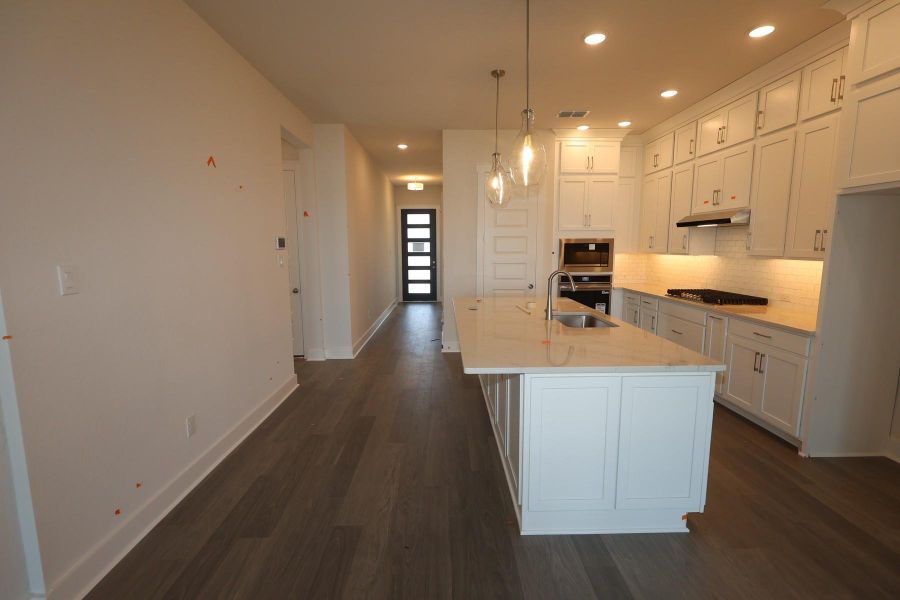 Furnished interior view inside a new home in Elyson - Reserve Collection, Katy (Image 17).