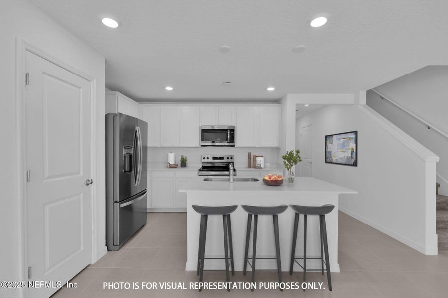 Furnished interior view inside a new home in , Jacksonville (Image 3).