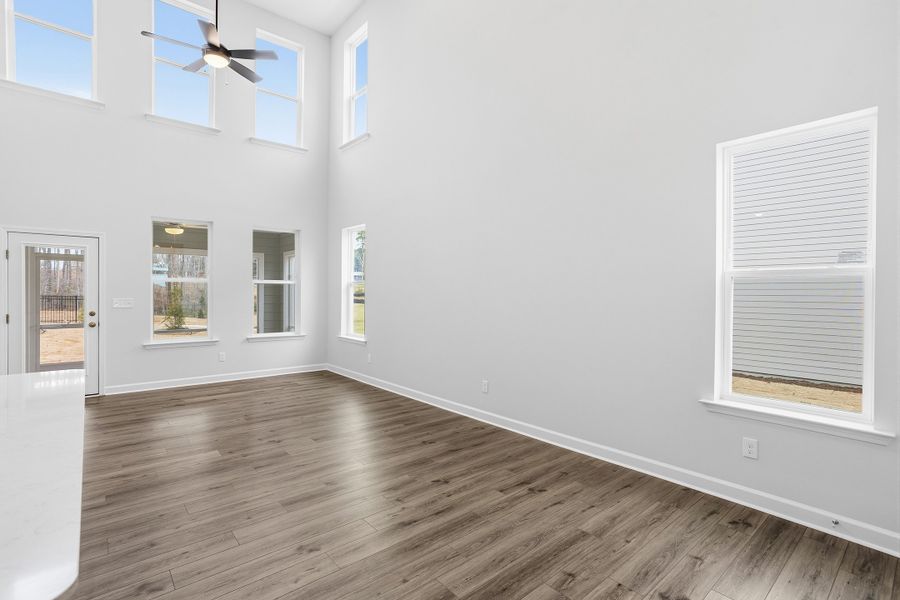 Spacious, unfurnished interior of a new home in Ovation at Sweetbrier, Durham (Image 18). Spacious, unfurnished interior of a new home in Ovation at Sweetbrier, Durham (Image 18).