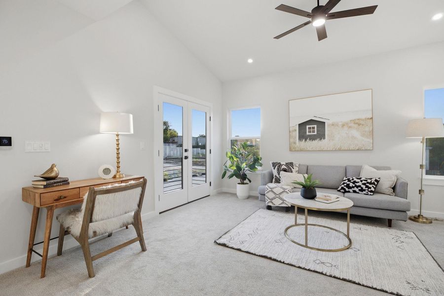 Furnished interior view inside a new home in , Austin (Image 7).