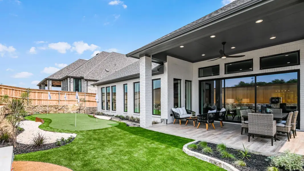 Exterior details and patio area of a home in Ramble, Celina (Image 26).