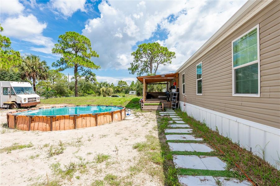 Exterior details and patio area of a home in , Clewiston (Image 18). Exterior details and patio area of a home in , Clewiston (Image 18).