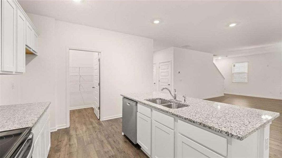 Furnished interior view inside a new home in Poplar Preserve, Newnan (Image 8). Furnished interior view inside a new home in Poplar Preserve, Newnan (Image 8).