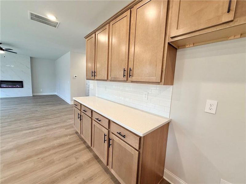 Furnished interior view inside a new home in , Gray (Image 12).