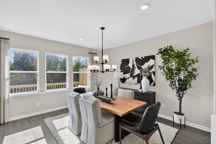 Furnished interior view inside a new home in Dreycott, Lawrenceville (Image 16).