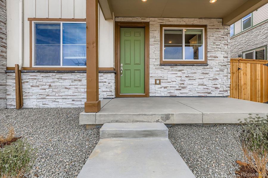 Exterior details and patio area of a home in Uplands, Westminster (Image 3).