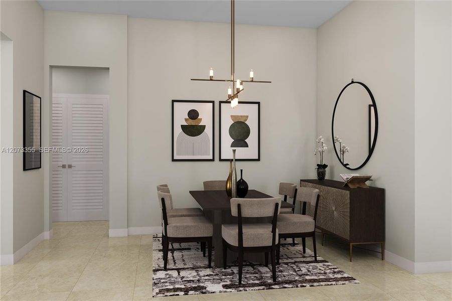 Furnished interior view inside a new home in Parkland Royale, Parkland (Image 5). Furnished interior view inside a new home in Parkland Royale, Parkland (Image 5).