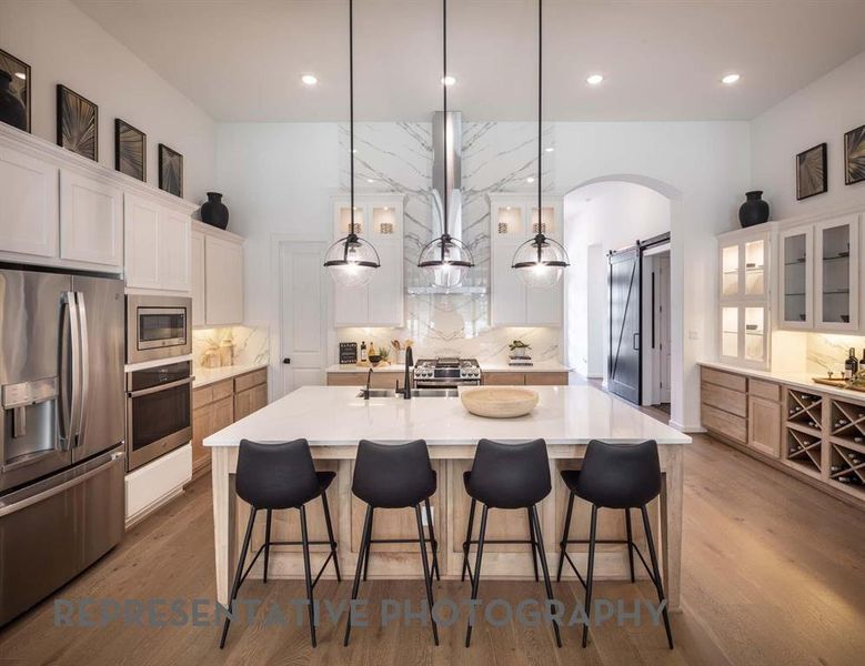 Furnished interior view inside a new home in Sandbrock Ranch, Aubrey (Image 9).