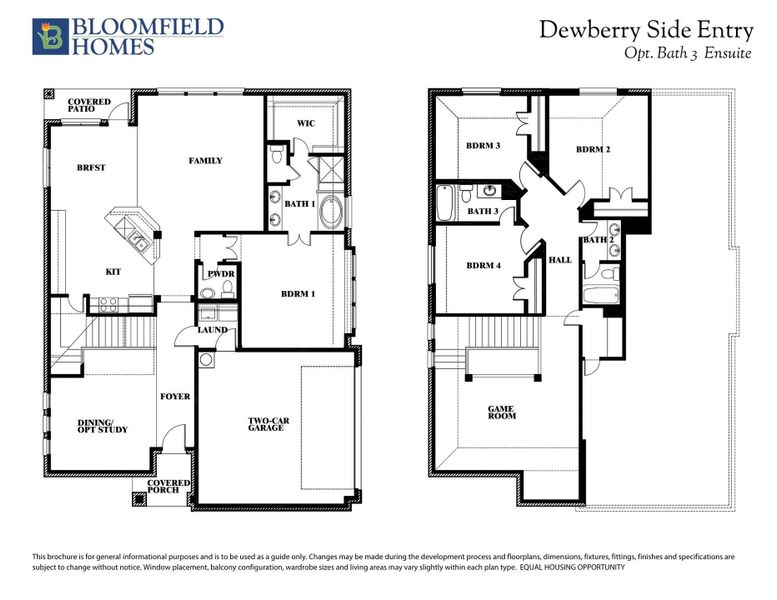 Dewberry Side Entry New Home in Midlothian, TX